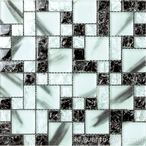 Crystal ice cracked glass mosaik